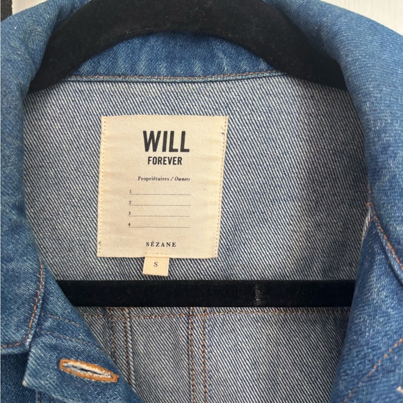 Blue Denim Button-Up Jacket - Picture 4 of 6